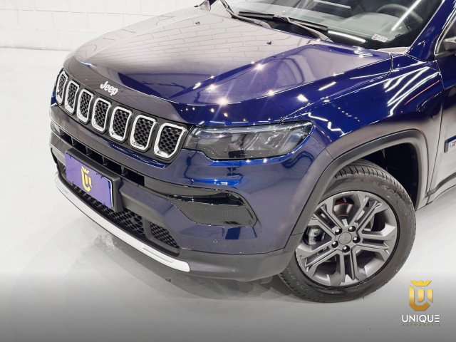 Jeep Compass 1.3 T270 TURBO FLEX LONGITUDE AT6 2023 azul à venda na Unique Automóveis em Indaiatuba — foto 3