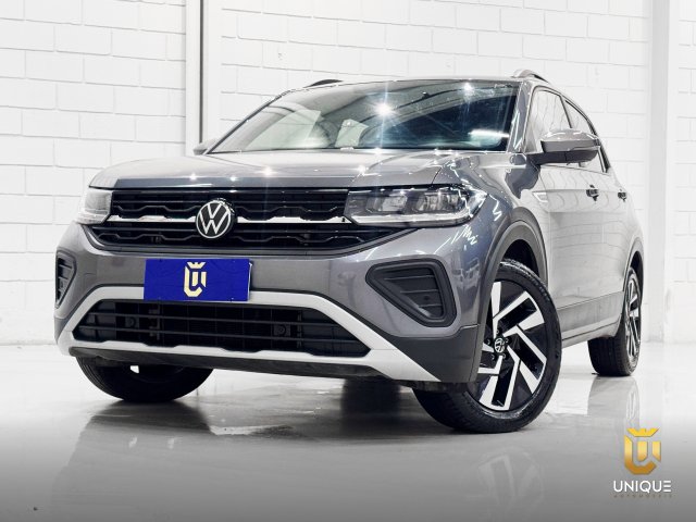 Volkswagen T-cross 1.0 200 TSI TOTAL FLEX AUTOMÁTICO 2024/2025 cinza à venda na Unique Automóveis em Indaiatuba — foto 2