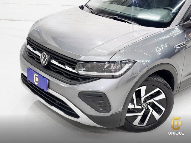 Volkswagen T-cross 1.0 200 TSI TOTAL FLEX AUTOMÁTICO 2024/2025 cinza à venda na Unique Automóveis em Indaiatuba — foto 3
