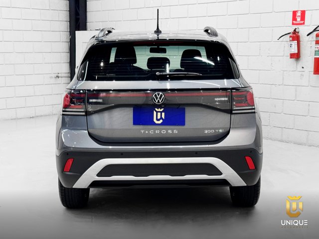Volkswagen T-cross 1.0 200 TSI TOTAL FLEX AUTOMÁTICO 2024/2025 cinza à venda na Unique Automóveis em Indaiatuba — foto 8