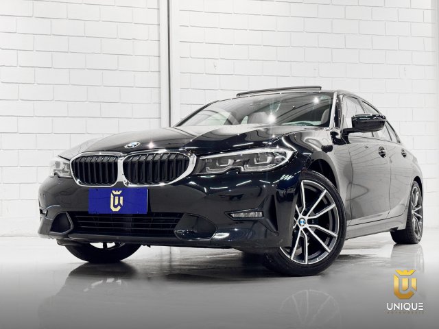 Bmw 320i 2.0 16V TURBO GASOLINA SPORT AUTOMÁTICO 2020 preto à venda na Unique Automóveis em Indaiatuba — foto 2