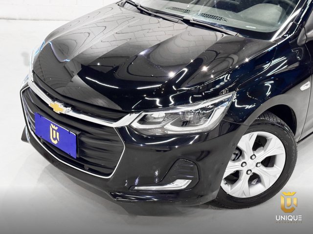 Chevrolet Onix 1.0 TURBO FLEX PLUS PREMIER AUTOMÁTICO 2022 preto à venda na Unique Automóveis em Indaiatuba — foto 2