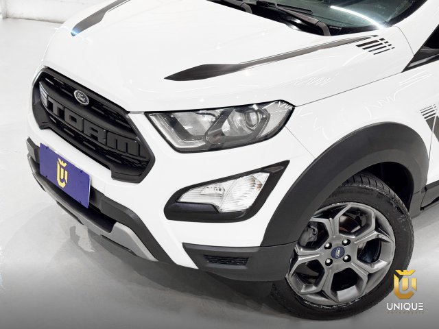 Ford Ecosport 2.0 DIRECT FLEX STORM 4WD AUTOMÁTICO 2020/2021 branco à venda na Unique Automóveis em Indaiatuba — foto 4