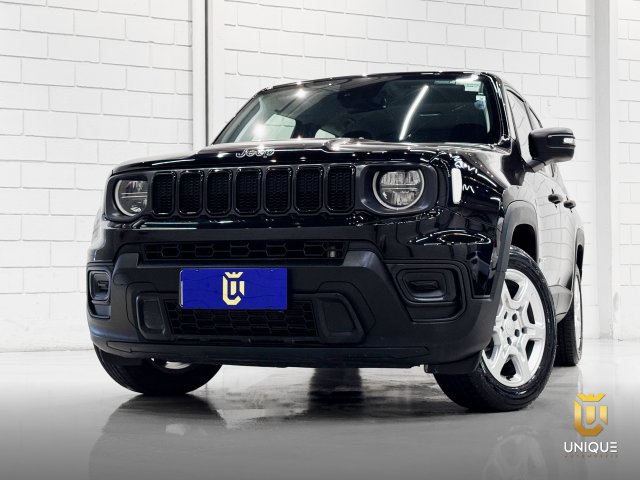 Jeep Renegade 1.3 T270 TURBO FLEX LONGITUDE AT6 2023 preto à venda na Unique Automóveis em Indaiatuba — foto 2