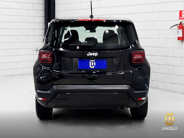 Jeep Renegade 1.3 T270 TURBO FLEX LONGITUDE AT6 2023 preto à venda na Unique Automóveis em Indaiatuba — foto 8