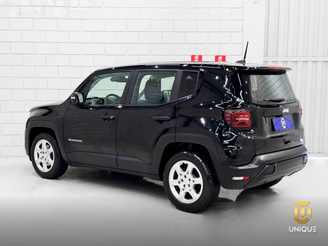 Jeep Renegade 1.3 T270 TURBO FLEX LONGITUDE AT6 2023 preto à venda na Unique Automóveis em Indaiatuba — foto 9