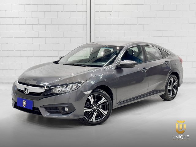 Honda Civic 2.0 16V FLEXONE EXL 4P CVT 2019 cinza à venda na Unique Automóveis em Indaiatuba — foto 1