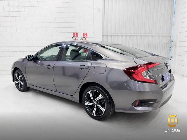 Honda Civic 2.0 16V FLEXONE EXL 4P CVT 2019 cinza à venda na Unique Automóveis em Indaiatuba — foto 9
