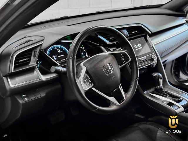 Honda Civic 2.0 16V FLEXONE EXL 4P CVT 2019 cinza à venda na Unique Automóveis em Indaiatuba — foto 14