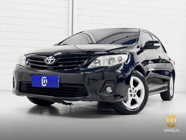 Toyota Corolla 2.0 XEI 16V FLEX 4P AUTOMÁTICO 2012/2013 preto à venda na Unique Automóveis em Indaiatuba — foto 2