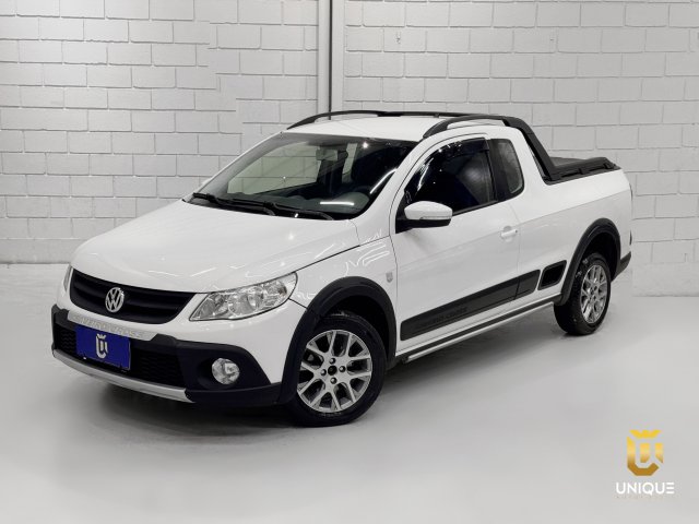 Volkswagen Saveiro 1.6 CROSS CE 8V FLEX 2P MANUAL 2012/2013 branco à venda na Unique Automóveis em Indaiatuba — foto 1