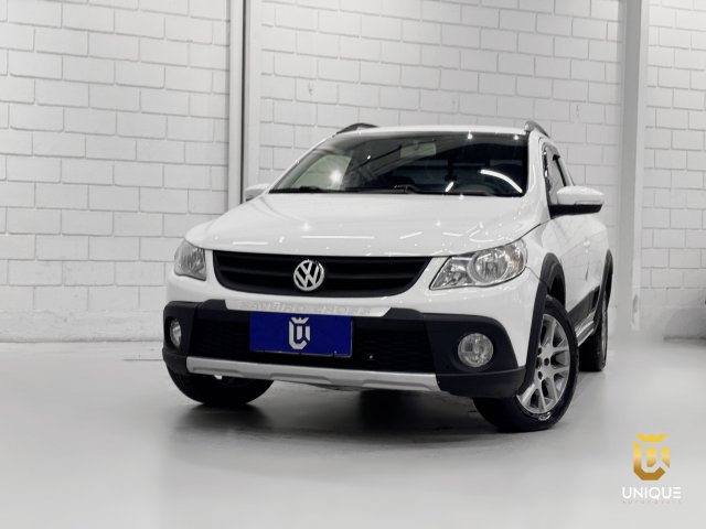 Volkswagen Saveiro 1.6 CROSS CE 8V FLEX 2P MANUAL 2012/2013 branco à venda na Unique Automóveis em Indaiatuba — foto 2