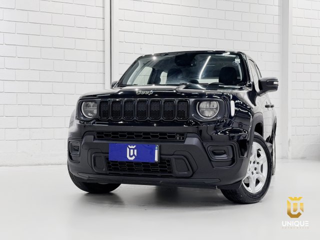 Jeep Renegade 1.3 T270 TURBO FLEX AT6 2024 preto à venda na Unique Automóveis em Indaiatuba — foto 2