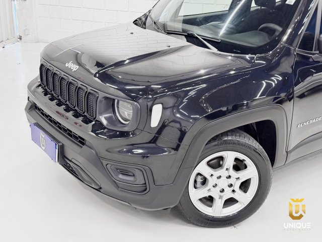Jeep Renegade 1.3 T270 TURBO FLEX AT6 2024 preto à venda na Unique Automóveis em Indaiatuba — foto 4
