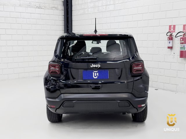 Jeep Renegade 1.3 T270 TURBO FLEX AT6 2024 preto à venda na Unique Automóveis em Indaiatuba — foto 8