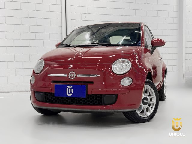 Fiat 500 1.4 CULT 8V FLEX 2P MANUAL 2011/2012 vermelho à venda na Unique Automóveis em Indaiatuba — foto 2