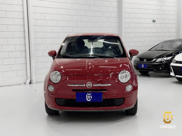 Fiat 500 1.4 CULT 8V FLEX 2P MANUAL 2011/2012 vermelho à venda na Unique Automóveis em Indaiatuba — foto 7