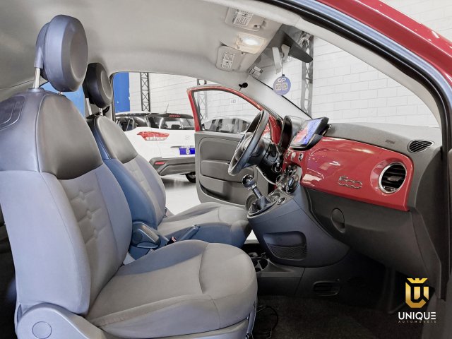 Fiat 500 1.4 CULT 8V FLEX 2P MANUAL 2011/2012 vermelho à venda na Unique Automóveis em Indaiatuba — foto 12