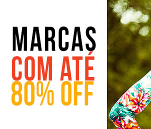 Até 80% OFF