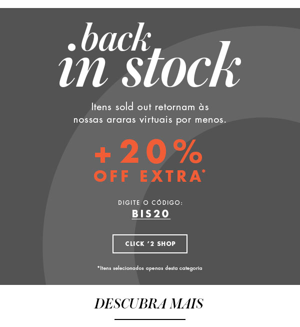 Back in Stock