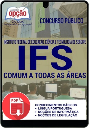 Apostila Concurso IFS - COMUM A TODAS AS ÁREAS