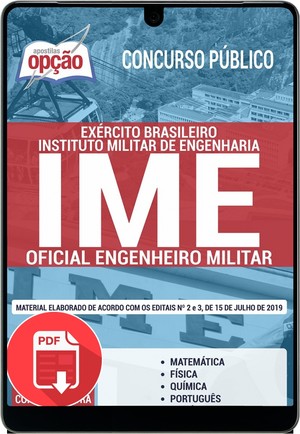 Apostila Concurso IME - OFICIAL ENGENHEIRO MILITAR