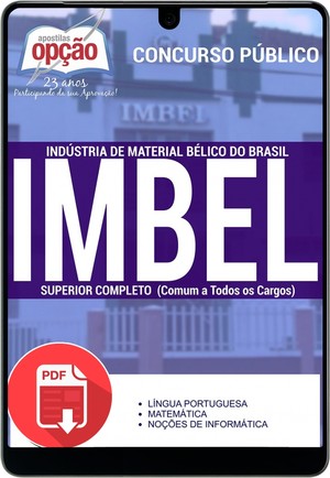 Apostila IMBEL - SUPERIOR COMPLETO (COMUM A TODOS OS CARGOS)