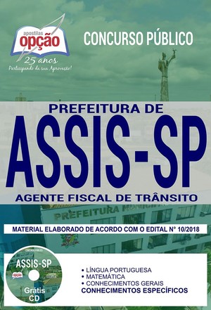 Apostila Concurso Prefeitura de Assis - AGENTE FISCAL DE TRÂNSITO