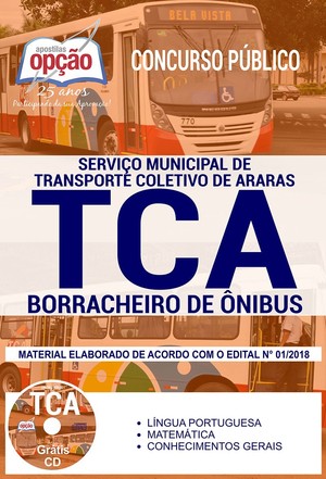 Apostila Concurso TCA - BORRACHEIRO DE ÔNIBUS