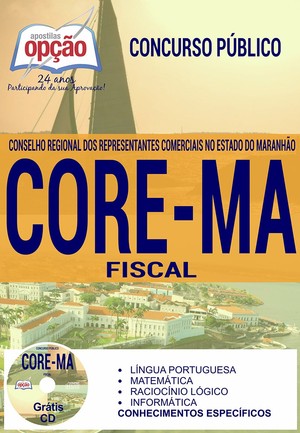 Apostila Concurso CORE MA - FISCAL