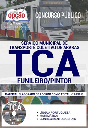 Apostila Concurso TCA - FUNILEIRO / PINTOR