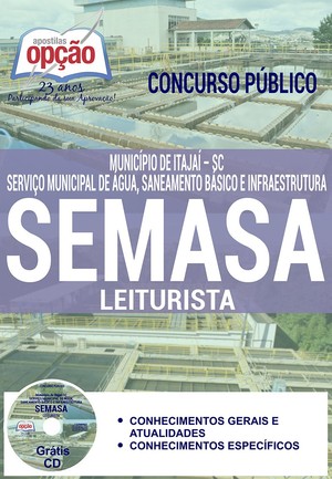 Apostila Concurso SEMASA 2016 - LEITURISTA