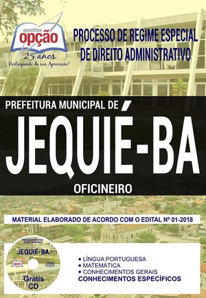 Apostila Processo de Regime Especial Prefeitura de Jequié - OFICINEIRO
