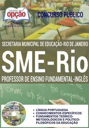 Apostila Concurso SME RIO - PROFESSOR DE ENSINO FUNDAMENTAL - INGLÊS
