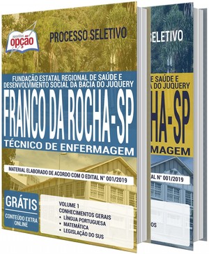 Apostila Processo Seletivo Fundação Juquery de Franco da Rocha - TÉCNICO DE ENFERMAGEM