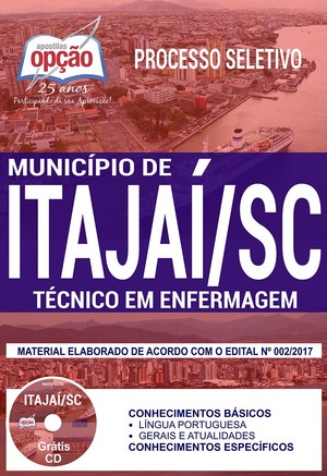 Apostila Processo Seletivo Município de Itajaí - TÉCNICO EM ENFERMAGEM