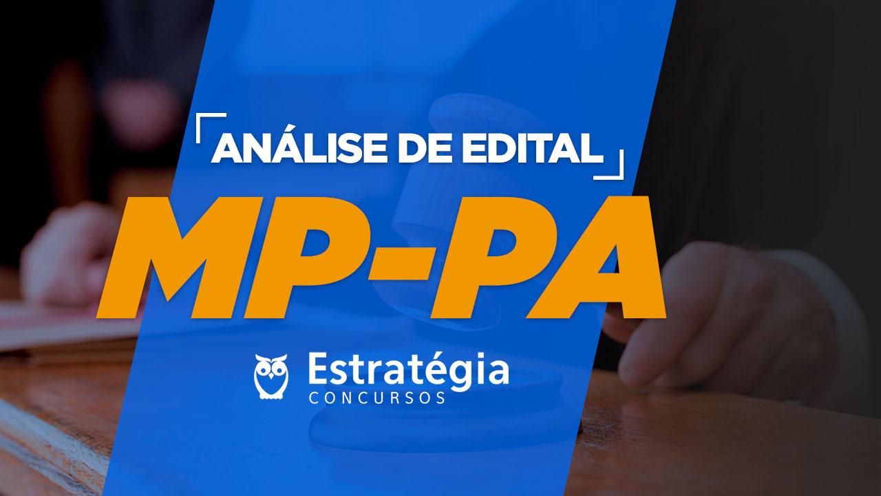 Edital MP-PA Concurso MP-PA
