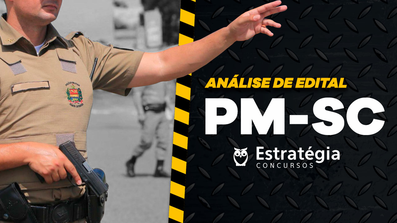 Edital PM-SC Concurso PM-SC