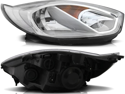 Farol fiesta 11 14 ld mascara cromada