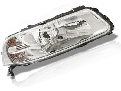 Farol gol 00 04 ld foco simples mascara cromada