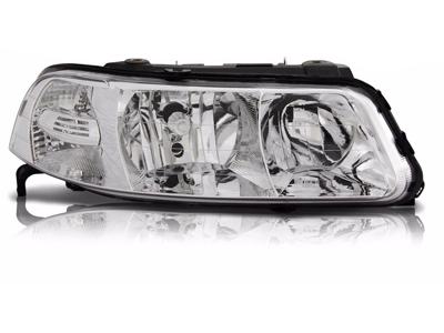 Farol gol 00 04 ld foco duplo mascara cromada