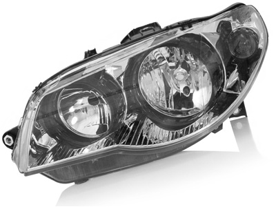 Farol palio 04 le mascara cromada defletor preto