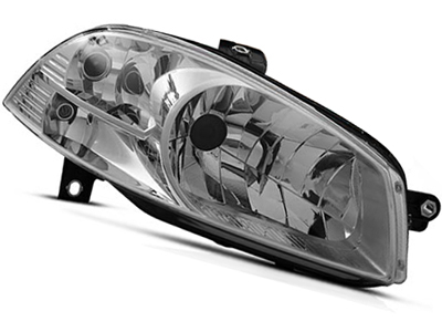 Farol palio 08 11 ld mascara cromada