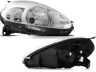 Farol punto 12 ld mascara cromada