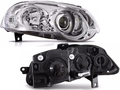 Farol palio 10 11 e strada 08 ld cromado canhao cromado