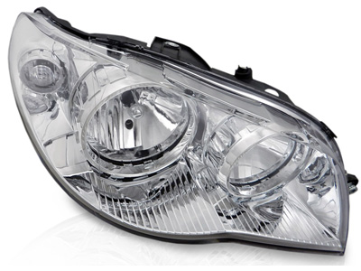 Farol palio 04 ld mascara cromada defletor cromado