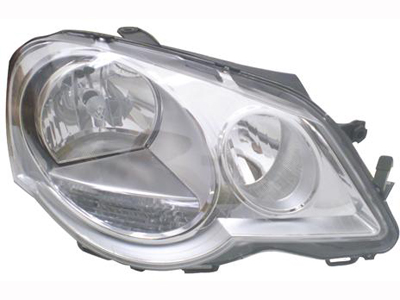 Farol polo 07 13 ld mascara cromada