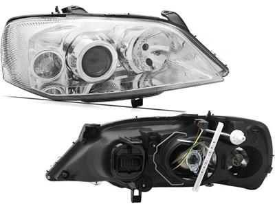 Farol astra 03 11 ld mascara cromada