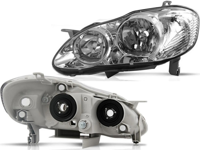 Farol corolla 05 08 e fielder le mascara cromada