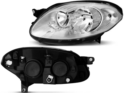 Farol palio 12 le mascara cromada